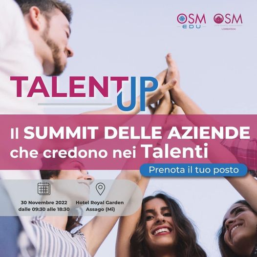 TalentUP – il Summit delle aziende che credono nei talenti