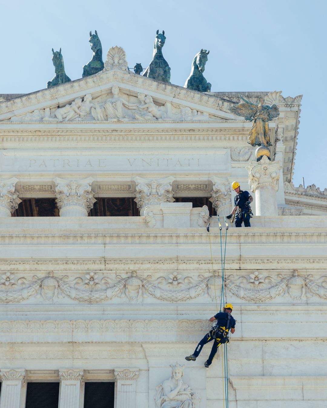 Custodire la bellezza della storia: l’intervento di EdiliziAcrobatica all’Altare della Patria